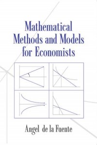 Baixar Mathematical methods and models for economists pdf, epub, eBook