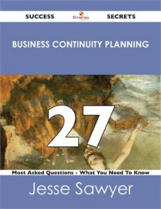 Baixar Business continuity planning 27 success secrets pdf, epub, eBook