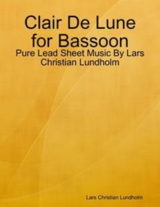 Baixar Clair de lune for bassoon – pure lead sheet pdf, epub, eBook