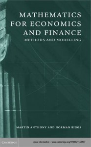 Baixar Mathematics for economics and finance pdf, epub, eBook