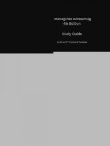 Baixar E-Study Guide for: Managerial Accounting: Business, Finance pdf, epub, eBook