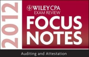 Baixar Wiley CPA Exam Review Focus Notes 2012, Auditing and Attestation pdf, epub, eBook