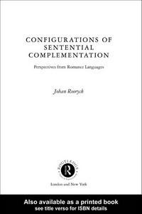 Baixar Configurations of Sentential Complementation pdf, epub, eBook