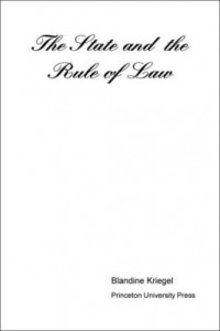 Baixar The State and the Rule of Law pdf, epub, eBook