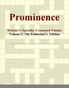 Baixar Prominence – Webster's Specialty Crossword Puzzles, Volume 2: The Enthusiast's  Edition pdf, epub, eBook