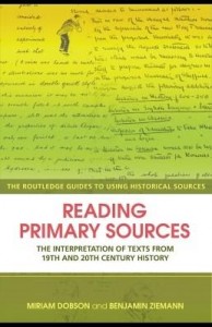 Baixar Reading Primary Sources: The Interpretation of Texts from 19th and 20th Century History pdf, epub, eBook