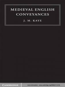 Baixar Medieval english conveyances pdf, epub, eBook