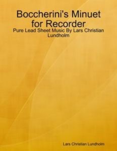 Baixar Boccherini’s minuet for recorder – pure lead pdf, epub, eBook