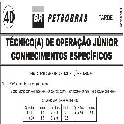 Baixar PROVA COMENTADA PETROBRÁS – PROVA 40 – Técnico de Operação Jr – 2010 pdf, epub, eBook