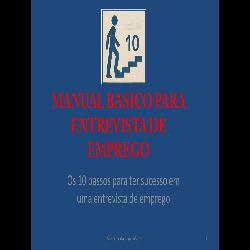 Baixar Manual básico para entrevista de emprego pdf, epub, eBook