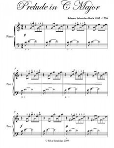Baixar Prelude in c major easy piano sheet music pdf, epub, eBook