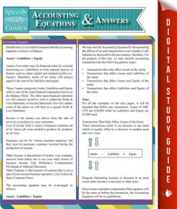 Baixar Accounting equations and answers (speedy study pdf, epub, eBook