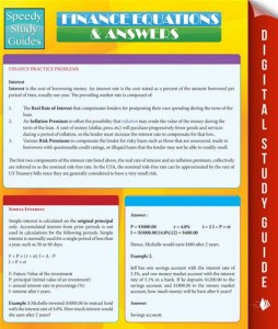 Baixar Finance equations & answers (speedy study guides) pdf, epub, eBook