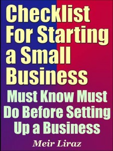 Baixar Checklist for starting a small business: must pdf, epub, eBook