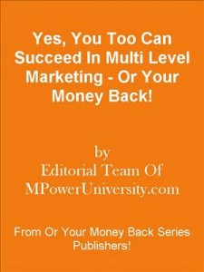 Baixar Yes, you too can succeed in multi level pdf, epub, eBook