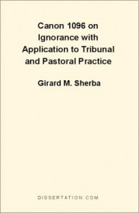 Baixar Canon 1096 on Ignorace with Application to Tribunal and Pastoral Practice pdf, epub, eBook