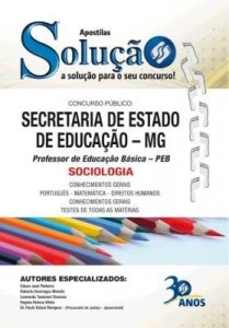 Baixar Apostila Digital PEB-MG – Secretaria de Edução do Estado – Sociologia pdf, epub, eBook