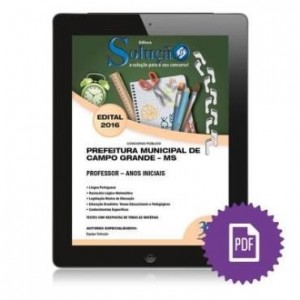 Baixar Apostila Digital Prefeitura de Campo Grande – MS – Professor Anos Iniciais Ensino Fundamental pdf, epub, eBook