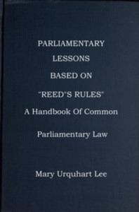 Baixar Parliamentary lessons: based on “reed’s rules of pdf, epub, eBook