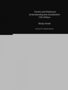 Baixar e-Study Guide for: Corwin and Peltasons Understanding the Constitution by Sue Davis, ISBN 9780495007 pdf, epub, eBook