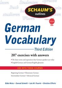 Baixar Schaum's Outline of German Vocabulary, 3ed pdf, epub, eBook
