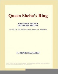 Baixar Queen Sheba¿s Ring (Webster's French Thesaurus Edition) pdf, epub, eBook
