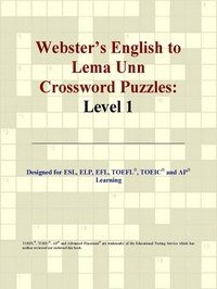 Baixar Webster's English to Lema Unn Crossword Puzzles: Level 1 pdf, epub, eBook