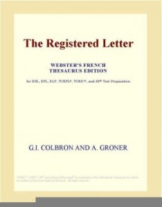 Baixar The Registered Letter (Webster's French Thesaurus Edition) pdf, epub, eBook