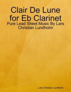 Baixar Clair de lune for eb clarinet – pure lead sheet pdf, epub, eBook