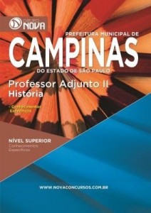 Baixar Apostila Prefeitura de Campinas 2016 – Professor Adjunto II – História pdf, epub, eBook