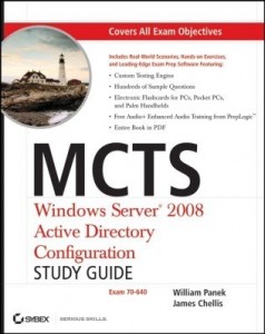 Baixar MCTS Windows Server 2008 Active Directory Configuration Study Guide pdf, epub, eBook