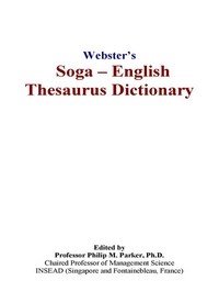 Baixar Webster's Soga – English Thesaurus Dictionary pdf, epub, eBook