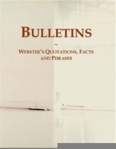 Baixar Bulletins: Webster¿s Quotations, Facts and Phrases pdf, epub, eBook