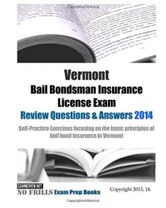 Baixar Vermont bail bondsman insurance license exam pdf, epub, eBook