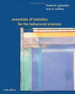 Baixar Essentials of statistics for behavioral science pdf, epub, eBook