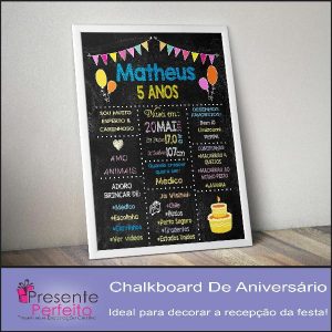 Baixar ChalkBoard de Aniversário – Editável no PowerPoint pdf, epub, eBook