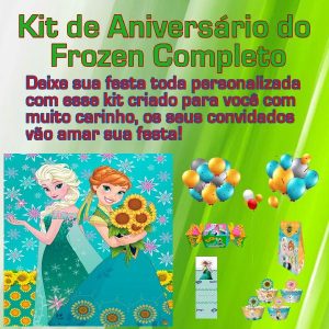 Baixar Kit de Aniversário do Frozen Completo pdf, epub, eBook