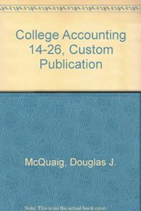 Baixar College accounting 14-26, custom publication pdf, epub, eBook