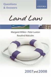 Baixar Q and a, land law 2007-2008 pdf, epub, eBook