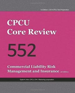 Baixar Cpcu core review 552, commercial liability risk pdf, epub, eBook