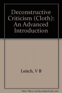 Baixar Deconstructive criticism pdf, epub, eBook