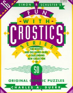 Baixar Simon & schuster fun with crostics 16 pdf, epub, eBook