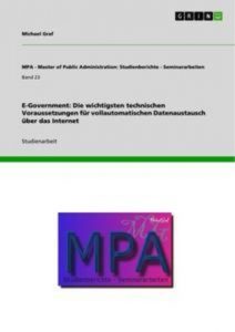 Baixar E-government: die wichtigsten technischen pdf, epub, eBook
