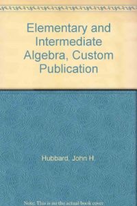 Baixar Elementary and intermediate algebra, custom public pdf, epub, eBook
