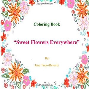 Baixar Sweet flowers everywhere coloring book pdf, epub, eBook