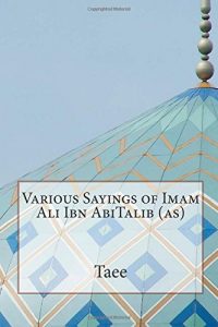 Baixar Various sayings of imam ali ibn abitalib pdf, epub, eBook