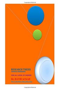 Baixar Research thesis pdf, epub, eBook