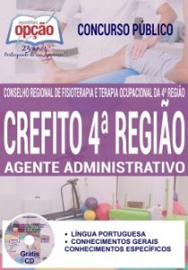 Baixar Apostila Concurso CREFITO 4ª Região 2017: AGENTE ADMINISTRATIVO pdf, epub, eBook