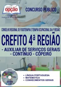 Baixar Apostila Concurso CREFITO 4ª Região 2017: AUXILIAR DE SERVIÇOS GERAIS / CONTINUO / COPEIRO pdf, epub, eBook
