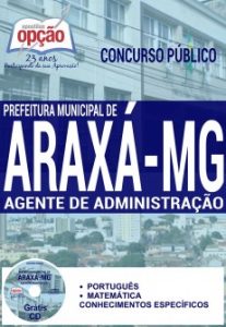 Baixar Apostila Concurso Araxá MG 2016: AGENTE DE ADMINISTRAÇÃO pdf, epub, eBook